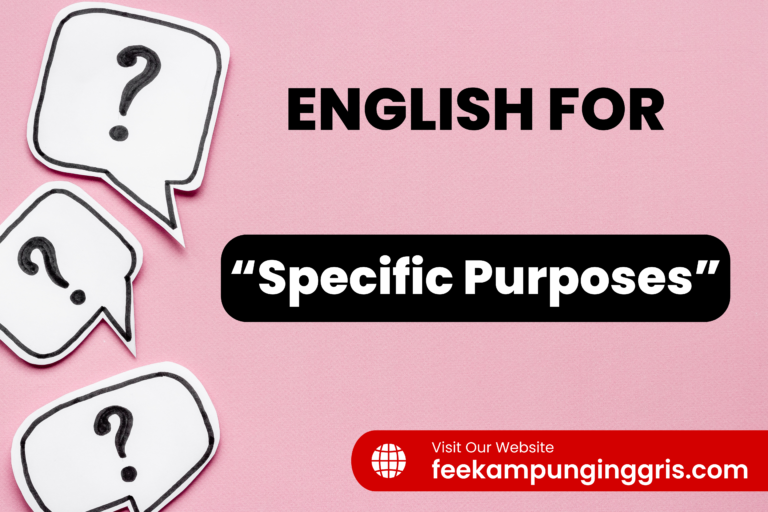 English for spesific purposes