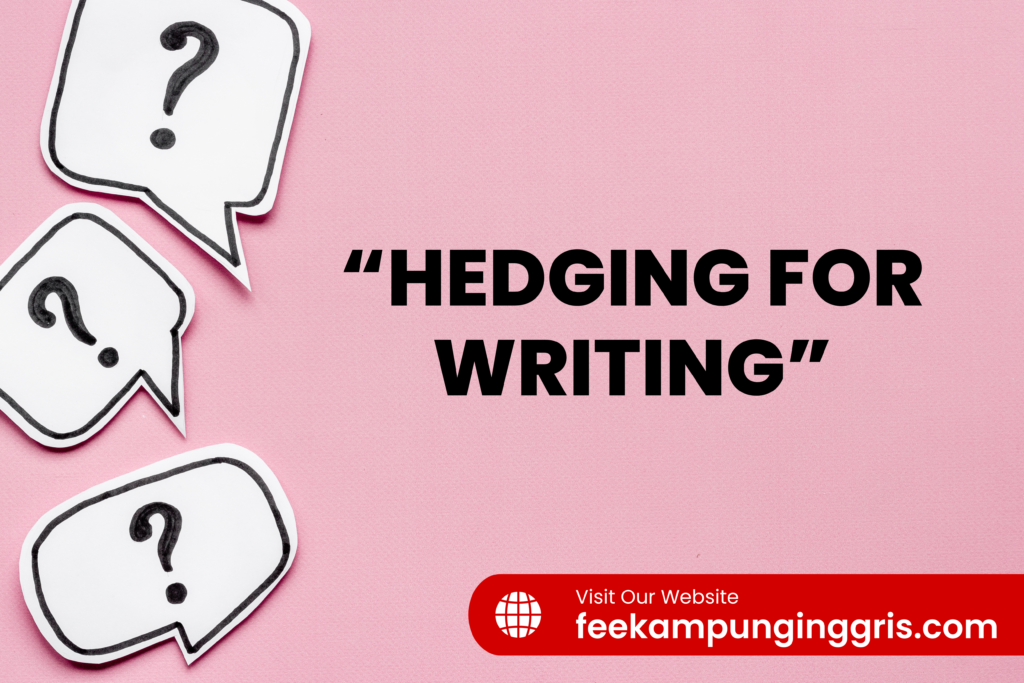 Hedging for writing